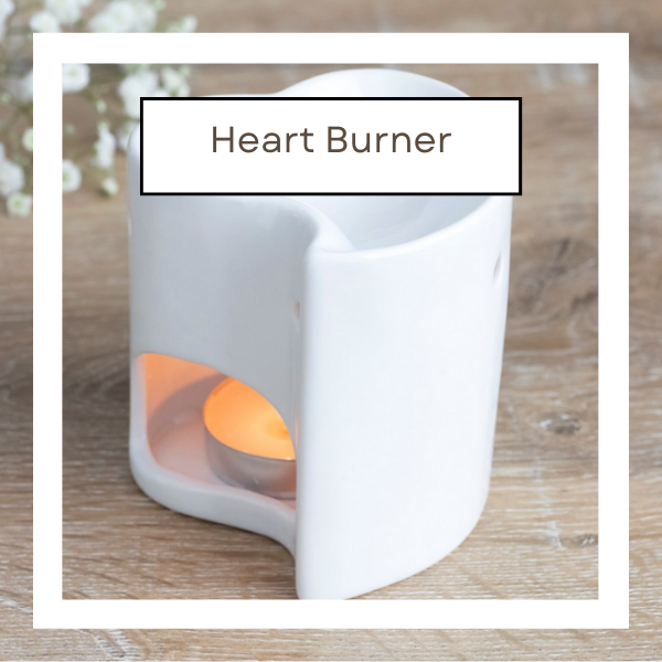 White Heart Melt Burner