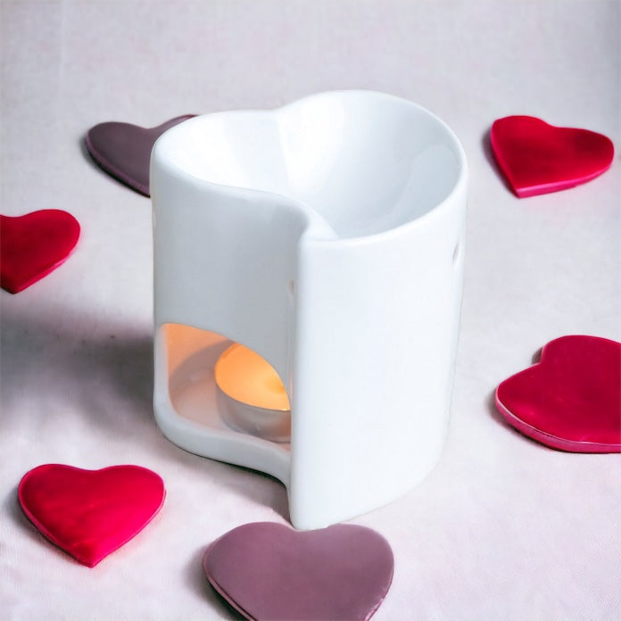 White Heart Melt Burner