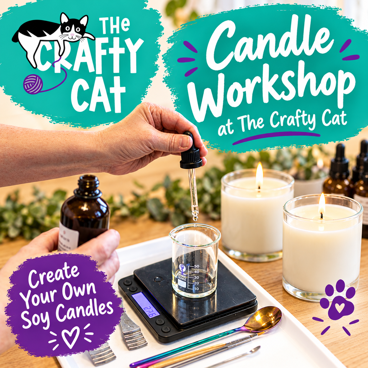 Crafty Cat Candle Workshop